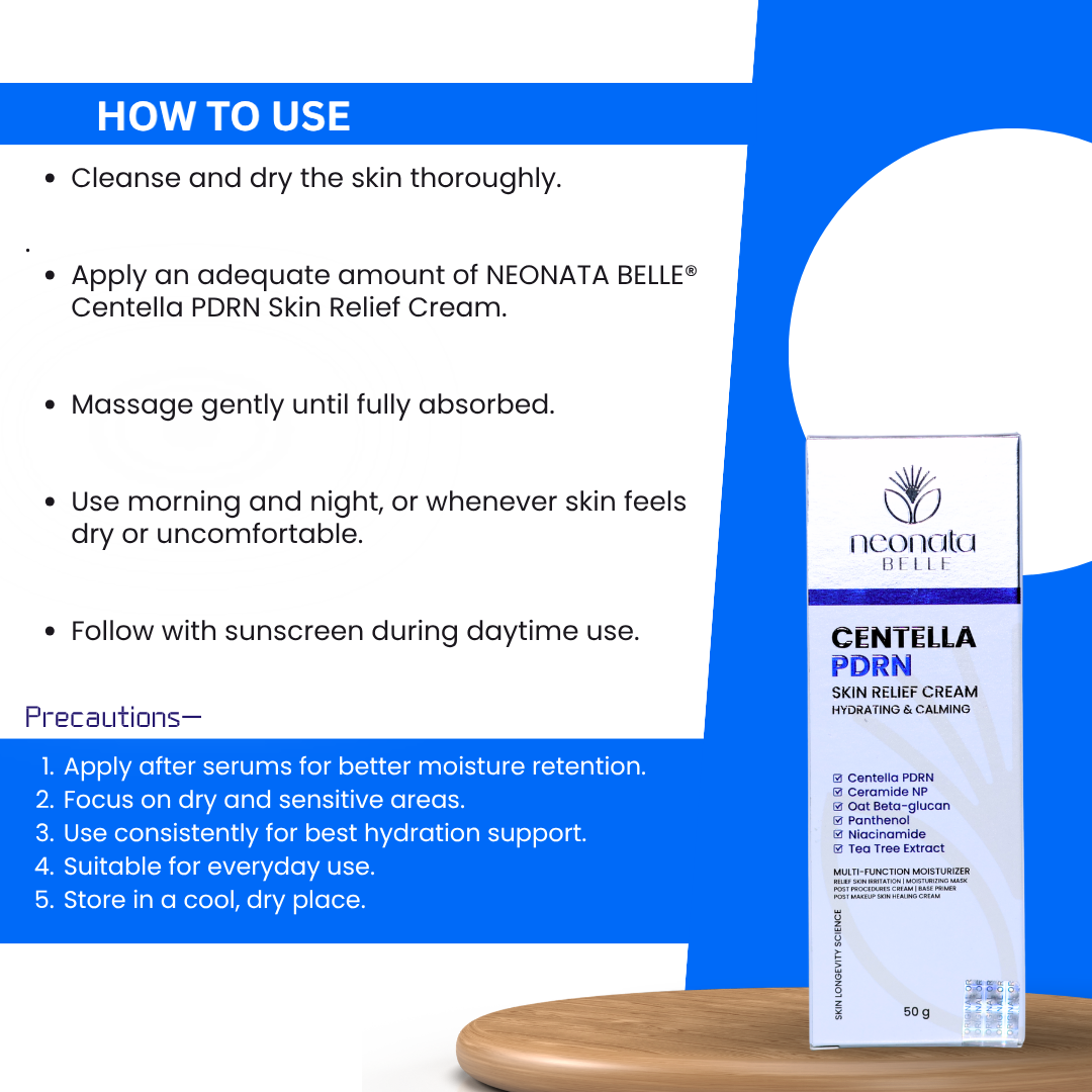 Neonata Belle Centella PDRN Skin Relief Cream hydrating & Calming