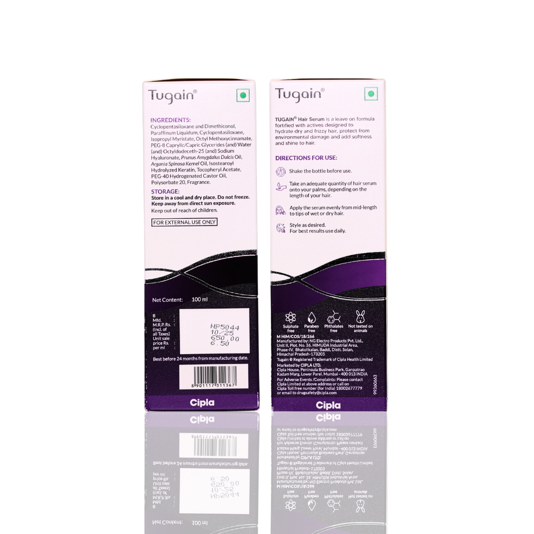 Tugain Frizz Control Hair Serum