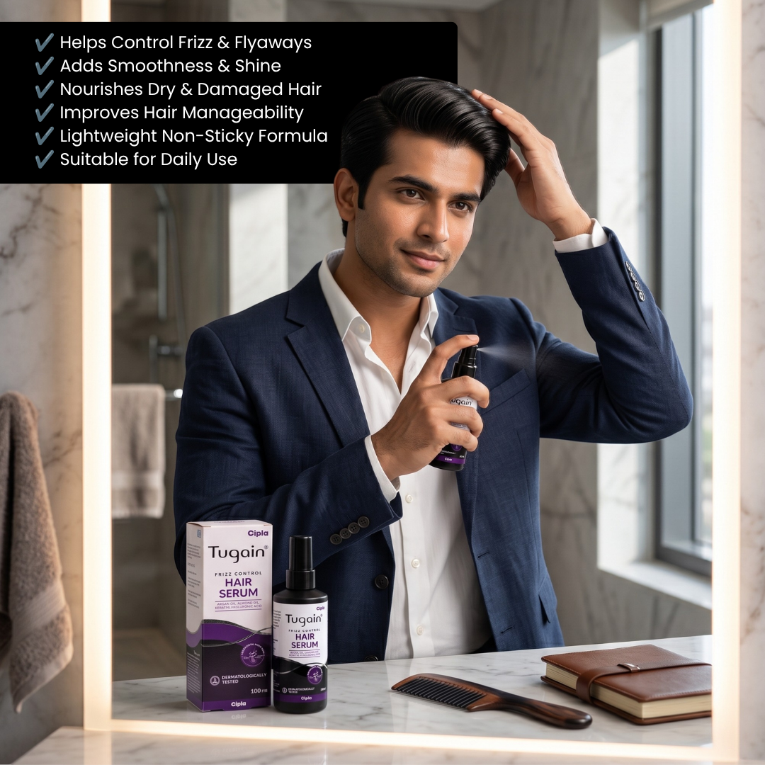 Tugain Frizz Control Hair Serum