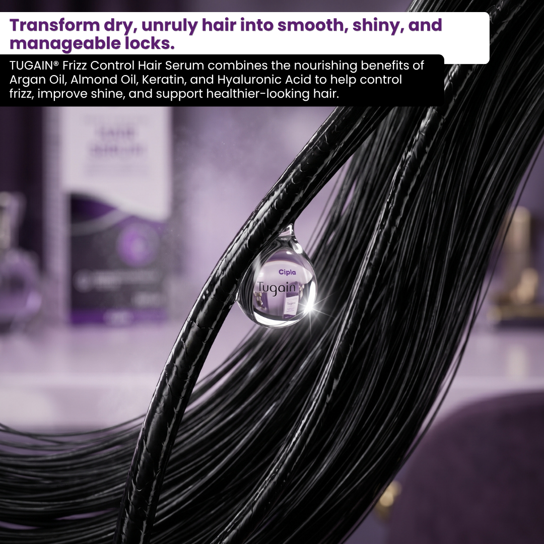 Tugain Frizz Control Hair Serum