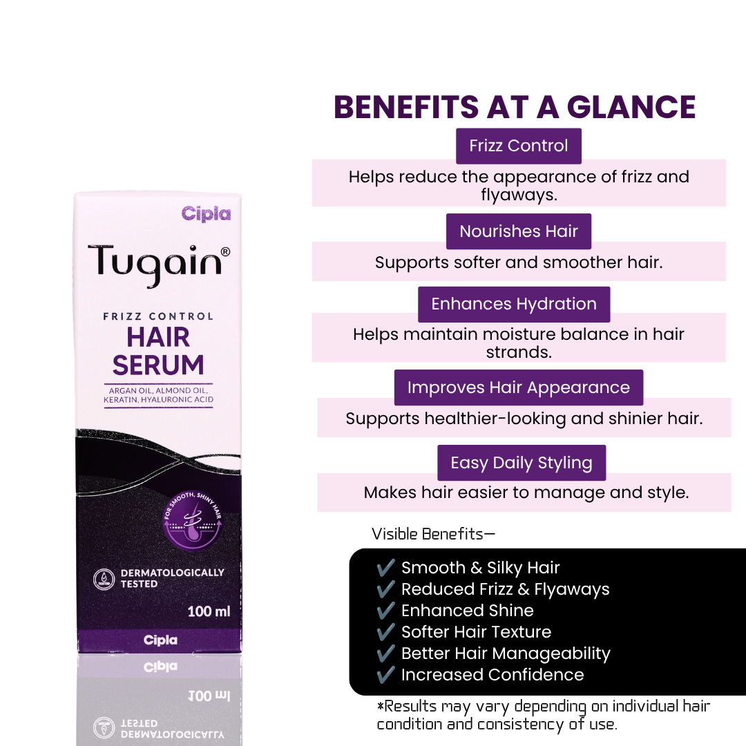 Tugain Frizz Control Hair Serum