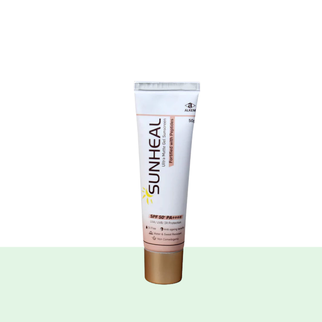 Sunheal Ultra Matte Gel Sunscreen SPF 50+ PA++++ 50 gm