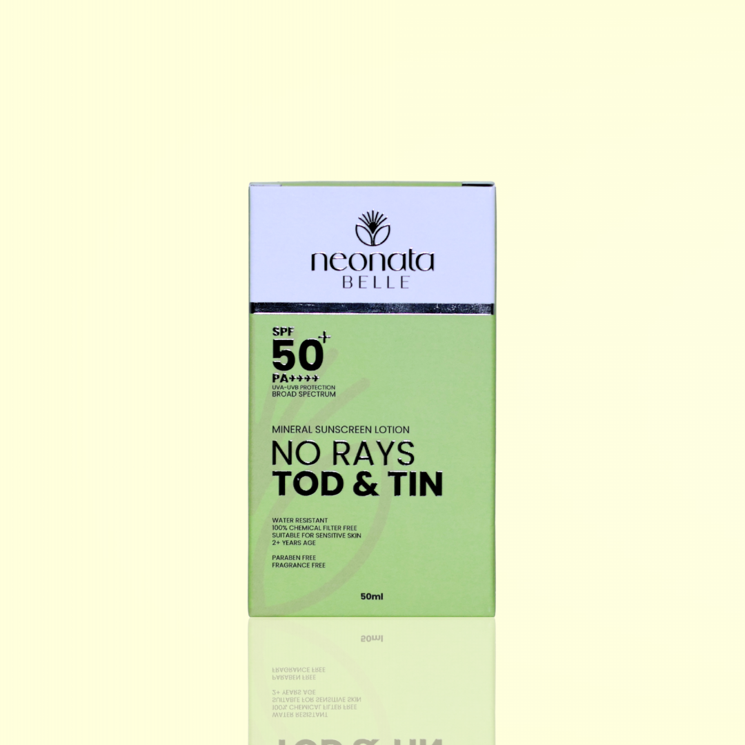 Neonata Belle Mineral Sunscreen Lotion Spf 50+ No Rays Tod & Tin