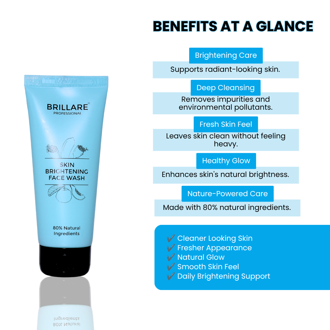 Brillare Professional Skin Brightening Face Wash (100ml)