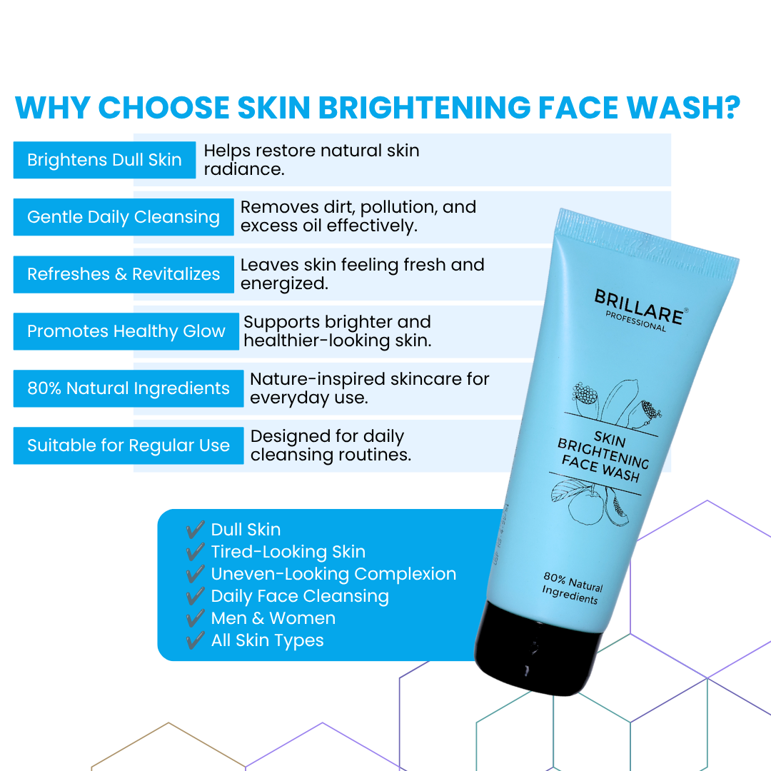 Brillare Professional Skin Brightening Face Wash (100ml)