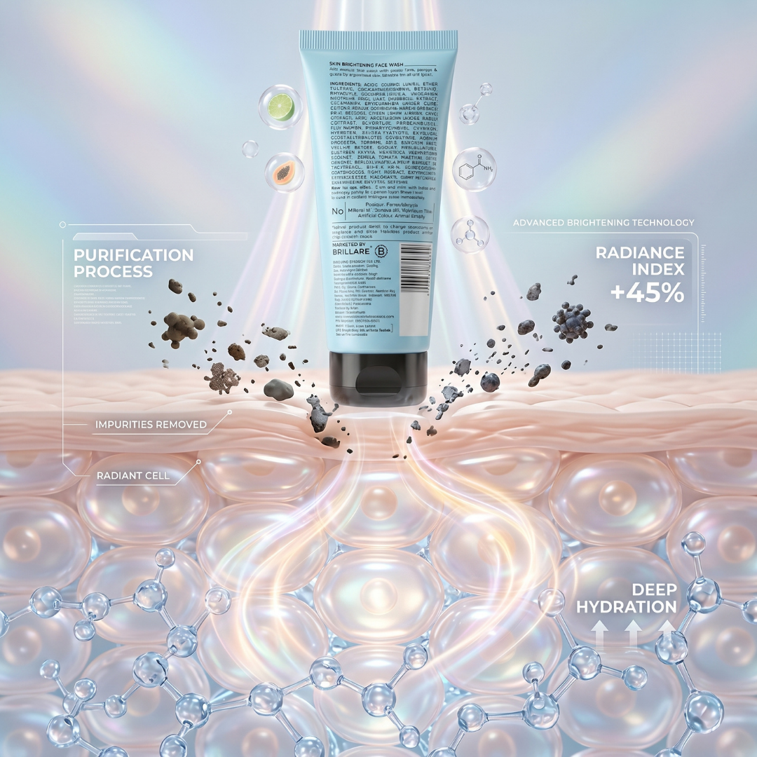 Brillare Professional Skin Brightening Face Wash (100ml)