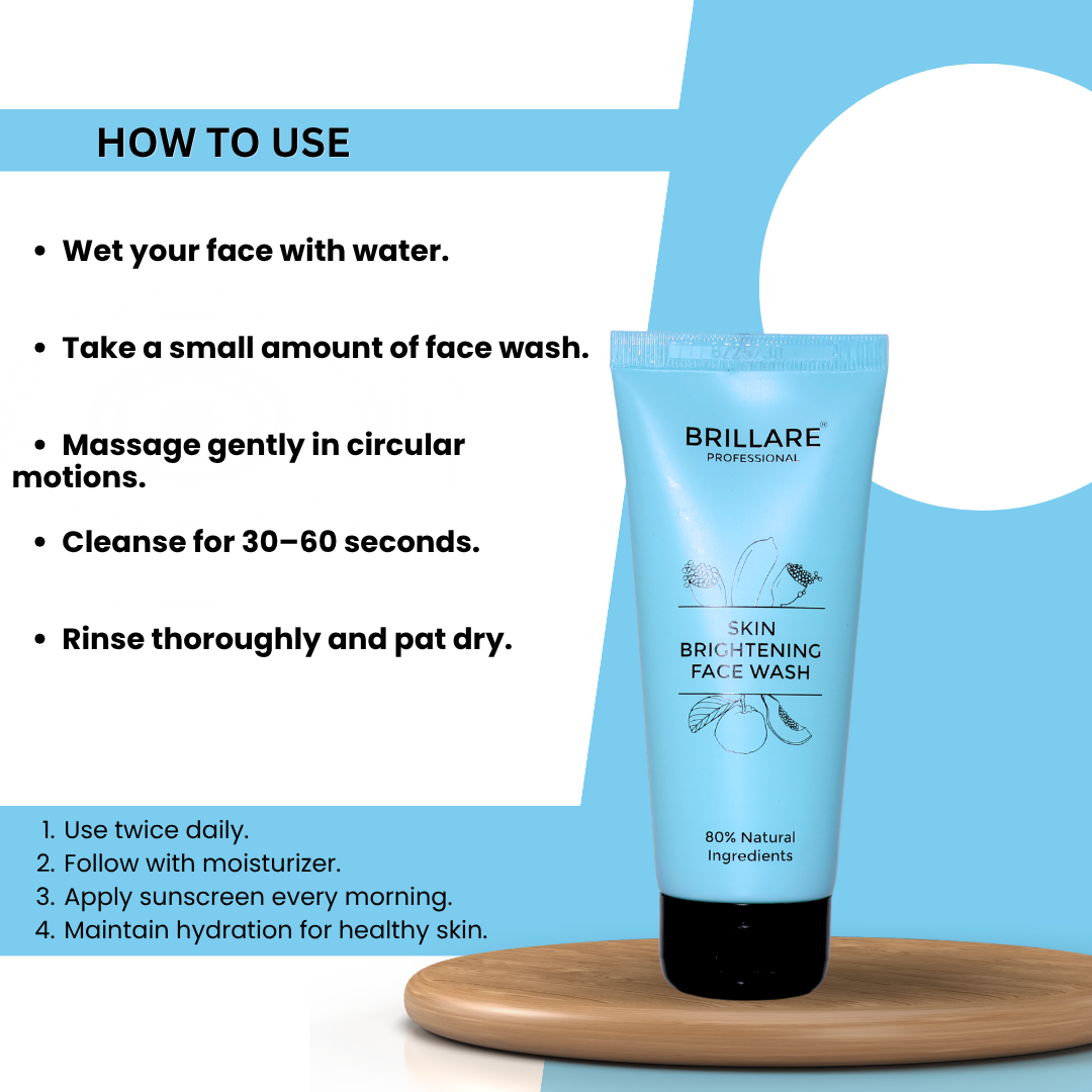 Brillare Professional Skin Brightening Face Wash (100ml)