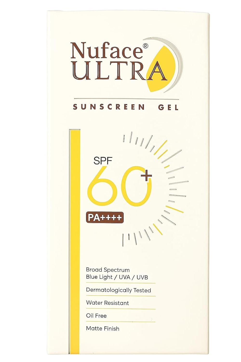 Nu-face Ultra Sunscreen SPF 60+ Gel