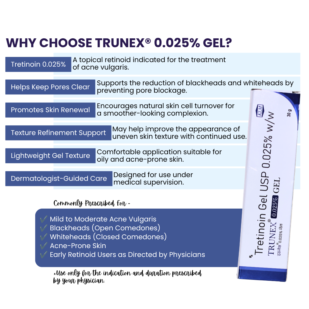 KLM TRUNEX® 0.025% GEL