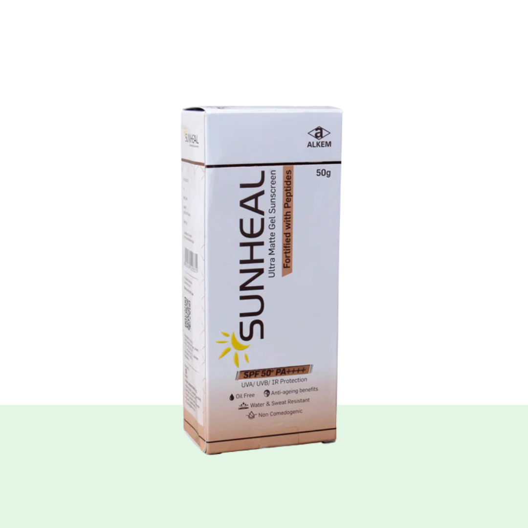 Sunheal Ultra Matte Gel Sunscreen SPF 50+ PA++++ 50 gm