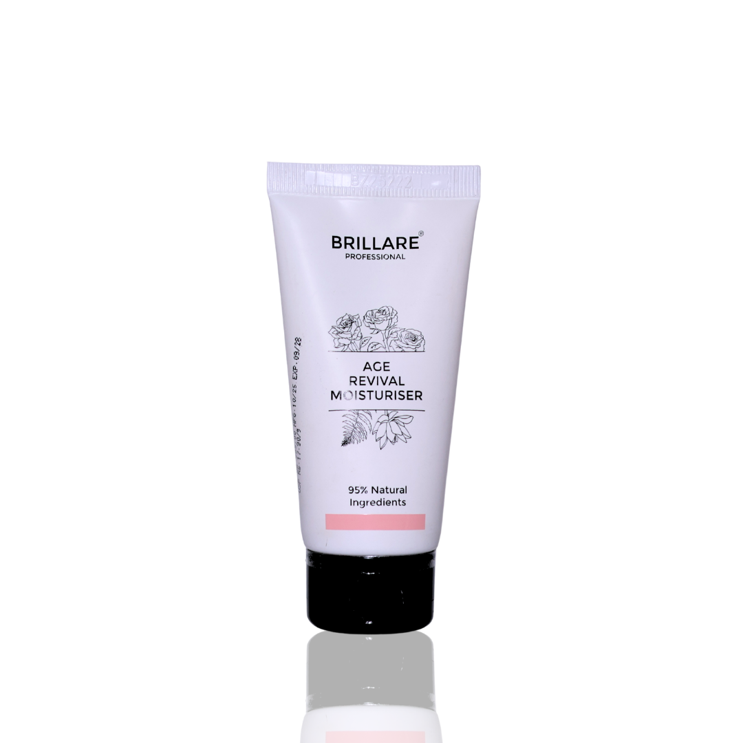Brillare Age Revival Moisturizer tube on a white background