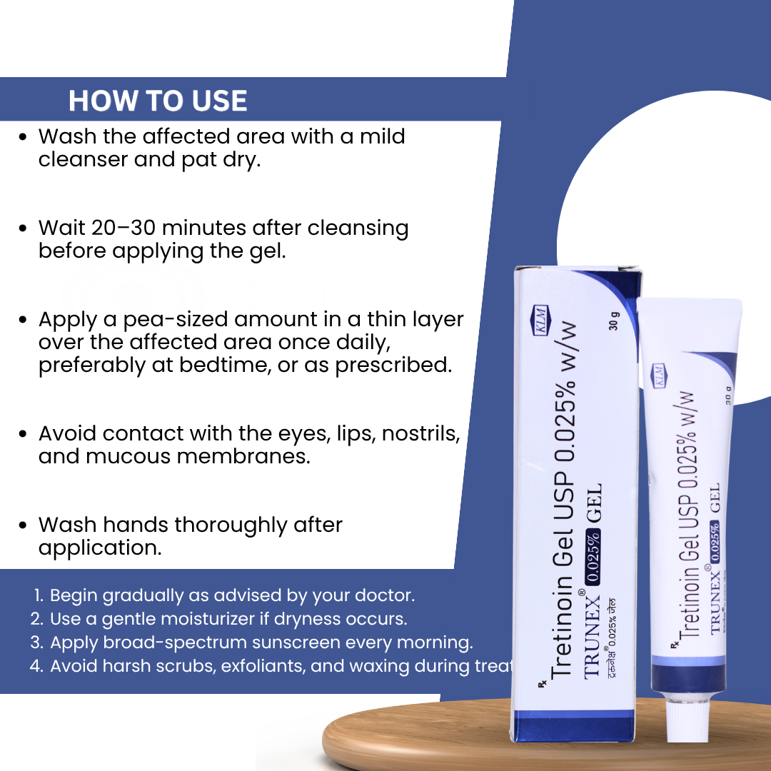 KLM TRUNEX® 0.025% GEL