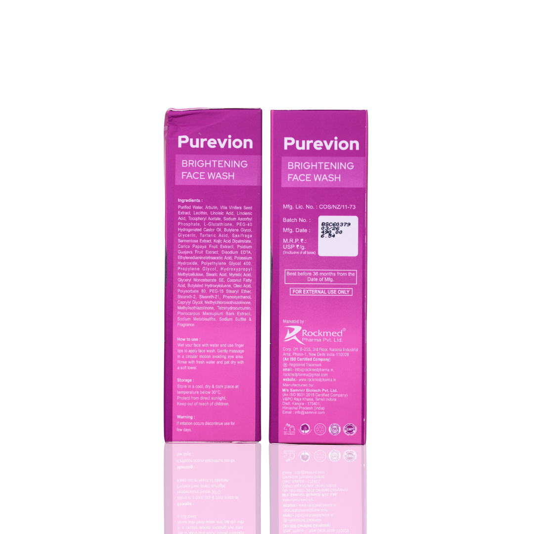 Purevion Skin Brightening Face Wash