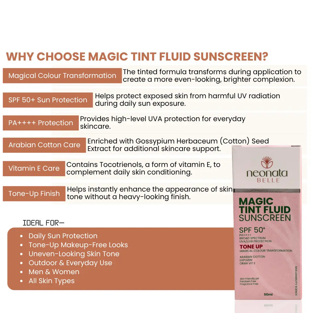 Neonata Belle Magic Tint Fluid Sunscreen