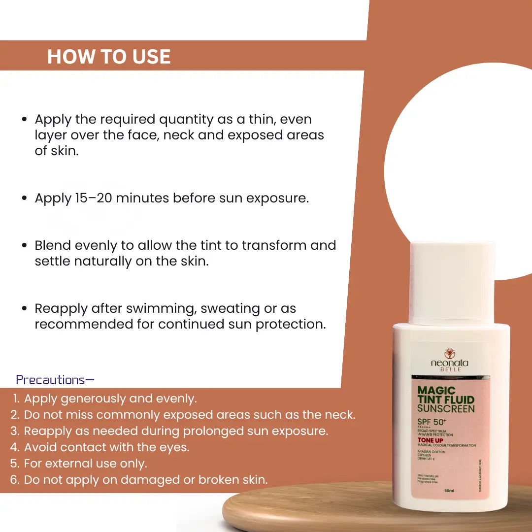 Neonata Belle Magic Tint Fluid Sunscreen