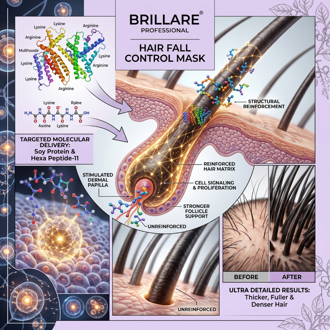 Brillare Professional Hair Fall Control Mask (125g)