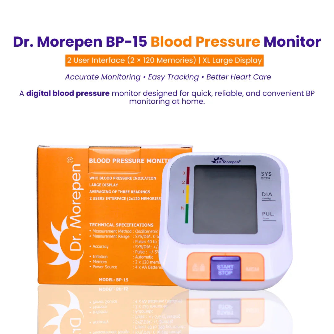 Dr Morepen Blood Pressure Monitor (BP-15)
