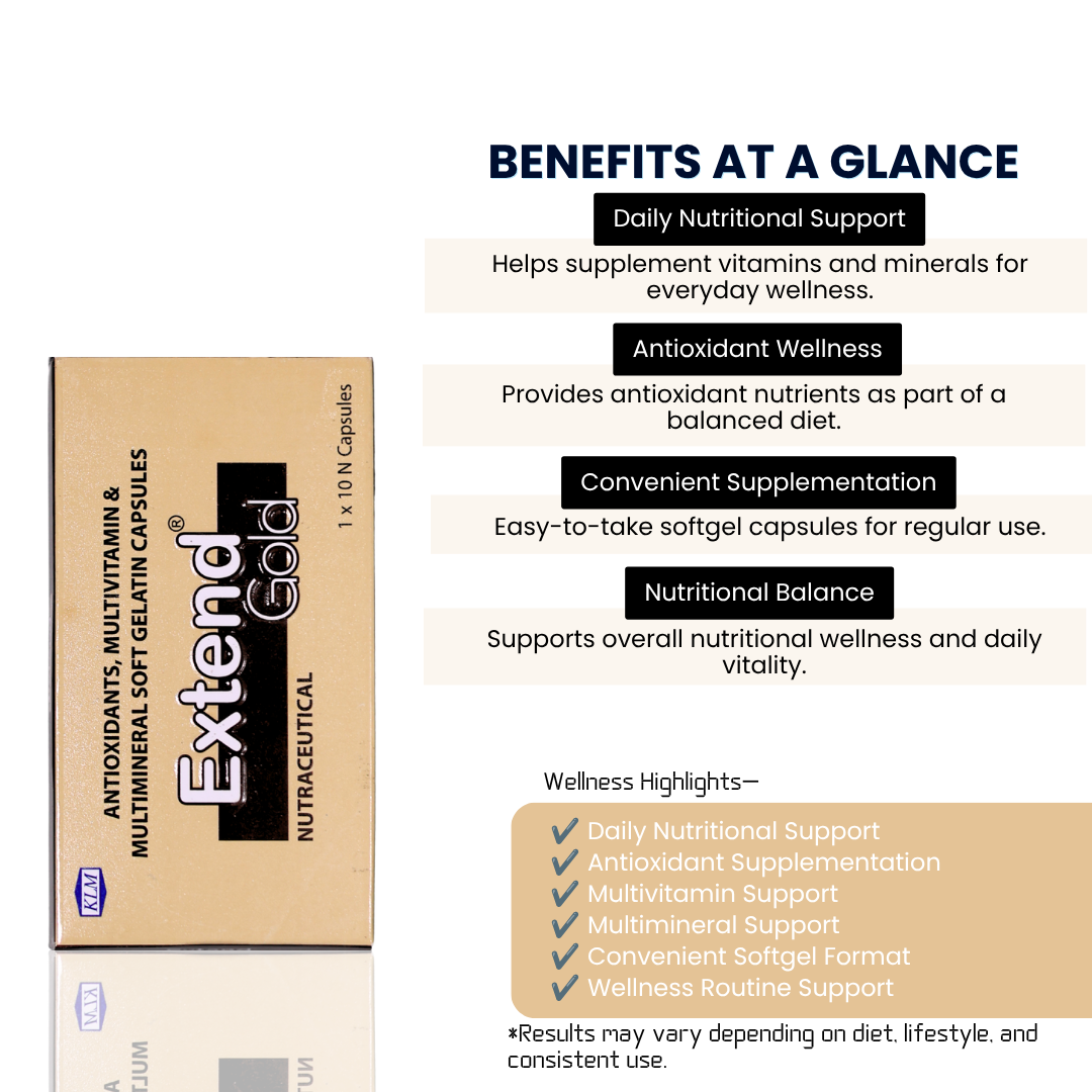 Extend Gold Soft Gelatin Capsules