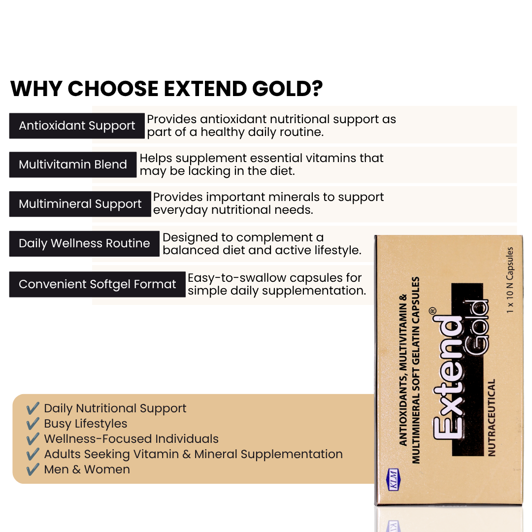 Extend Gold Soft Gelatin Capsules