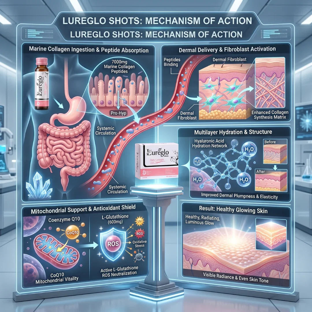 Lureglo Shots Daily Collagen - Atomic Pharmacy