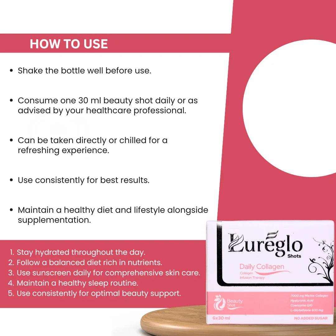 Lureglo Shots Daily Collagen - Atomic Pharmacy