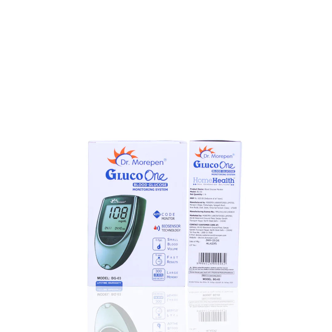 Dr. Morepen GlucoOne BG-03 Blood Glucose Monitoring System (Meter Only)