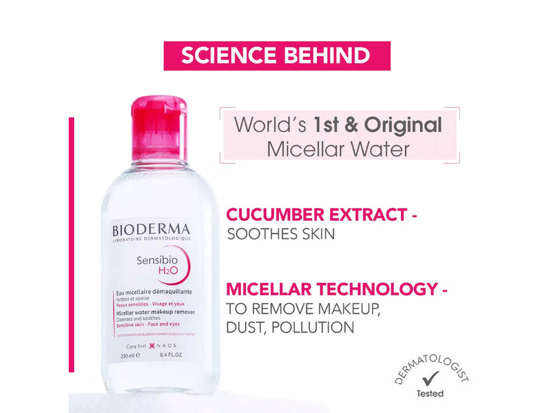 Bioderma Sensibio H2O Micellar Water Makeup Remover