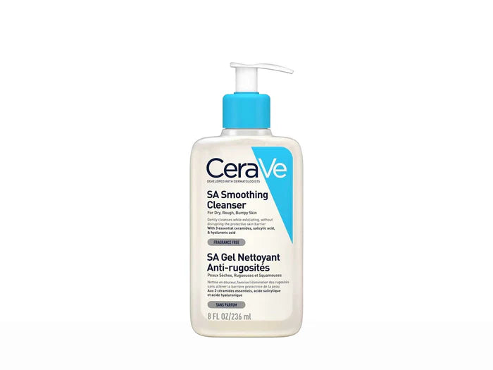 CeraVe SA Smoothing Cleanser For Dry, Rough, Bumpy Skin