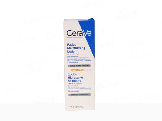 CeraVe AM Facial Moisturising Lotion for Normal to Dry Skin SPF 30