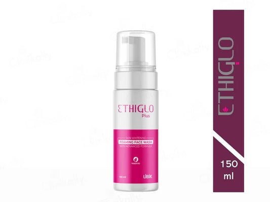 Ethiglo Plus Skin Whitening Foaming Face Wash