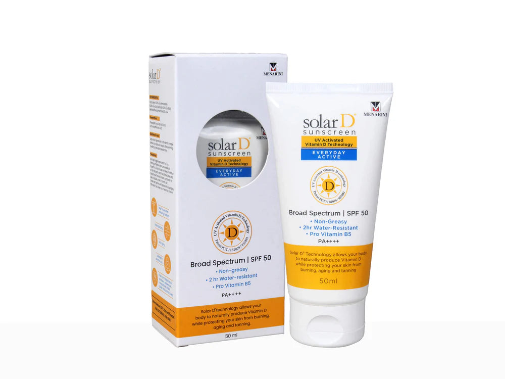 Solar D Sunscreen Everyday Active Sunscreen SPF 50 PA++++