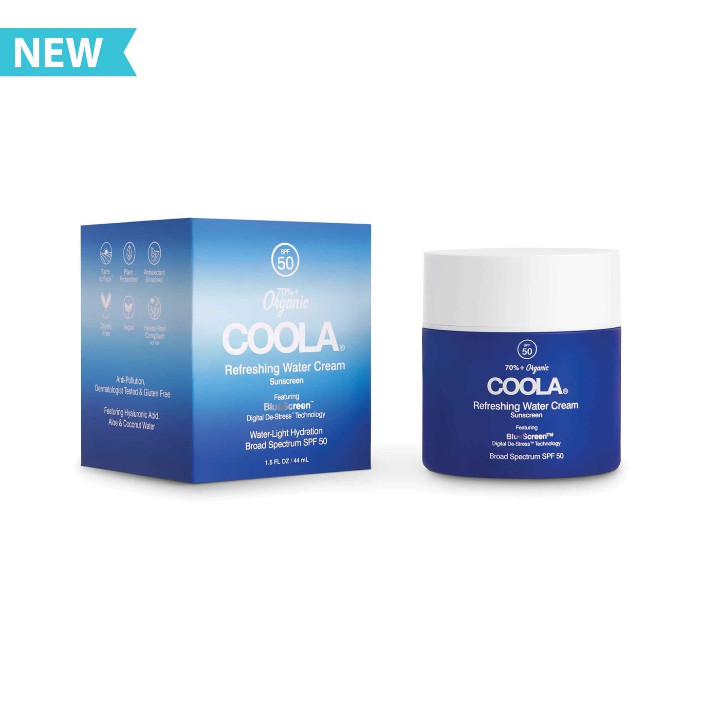 Coola Refreshing Water Cream SPF 50, 44 ml