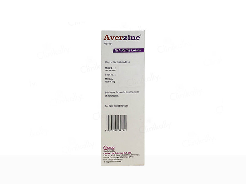 Averzine Itch Relief Lotion