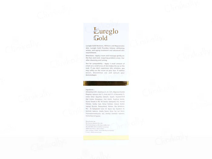 Lureglo Gold Light Booster Cream