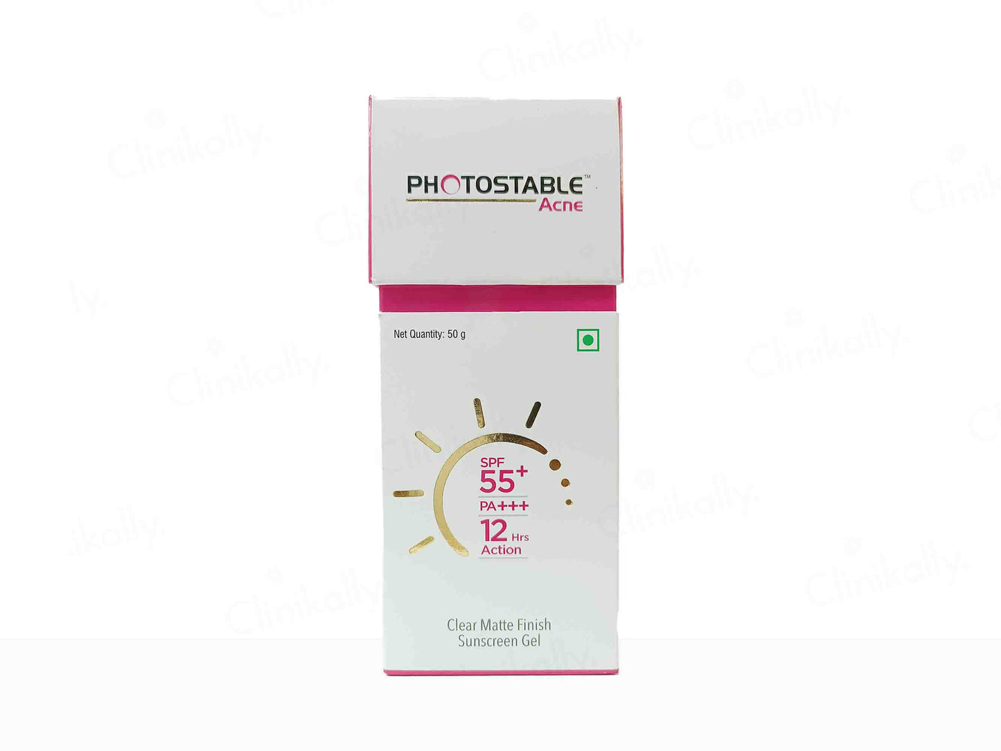 Photostable Acne Sunscreen Gel SPF 55+ PA+++