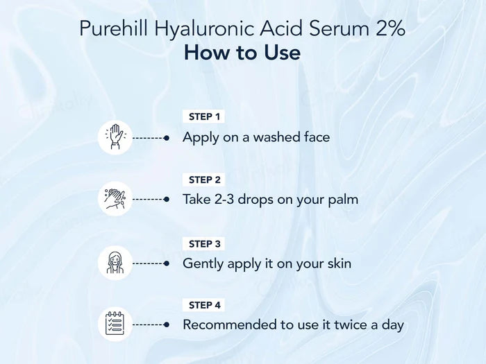 Purehill 2% Hyaluronic Acid Face Serum