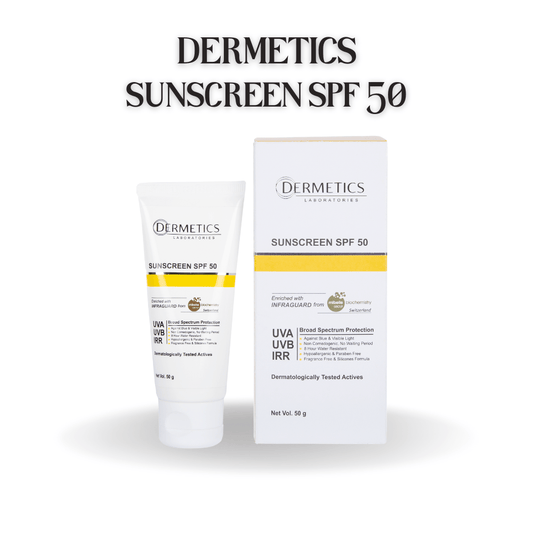 dermetics sun screen spf 50