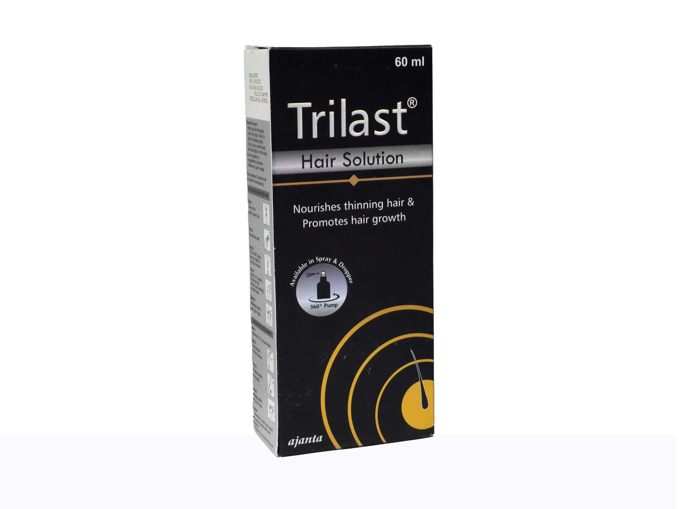 Trilast Hair Solution (Spray & Dropper) - Atomic Pharmacy
