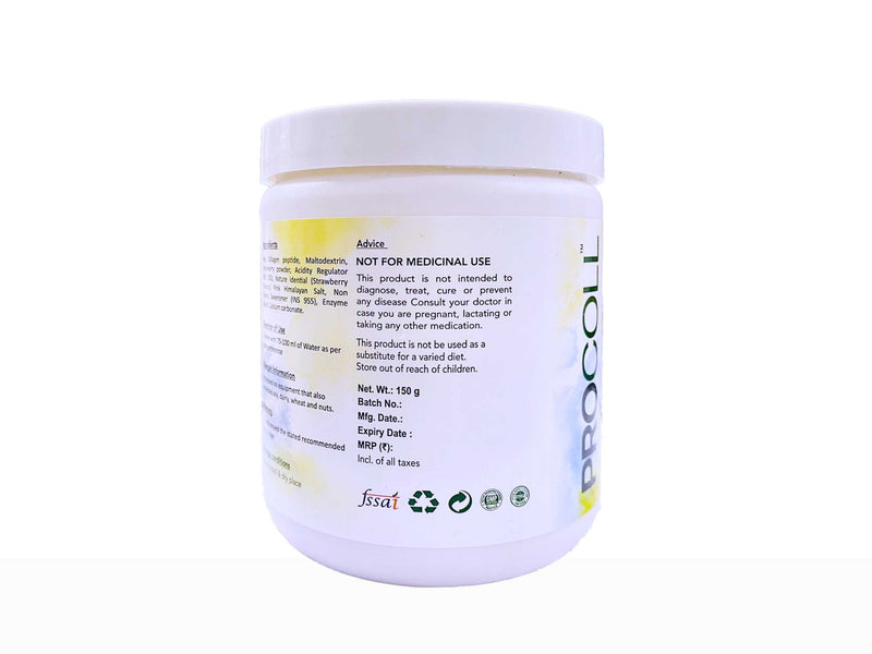 Cosmofix Procoll Veg Collagen Peptide Powder - Strawberry Flavour