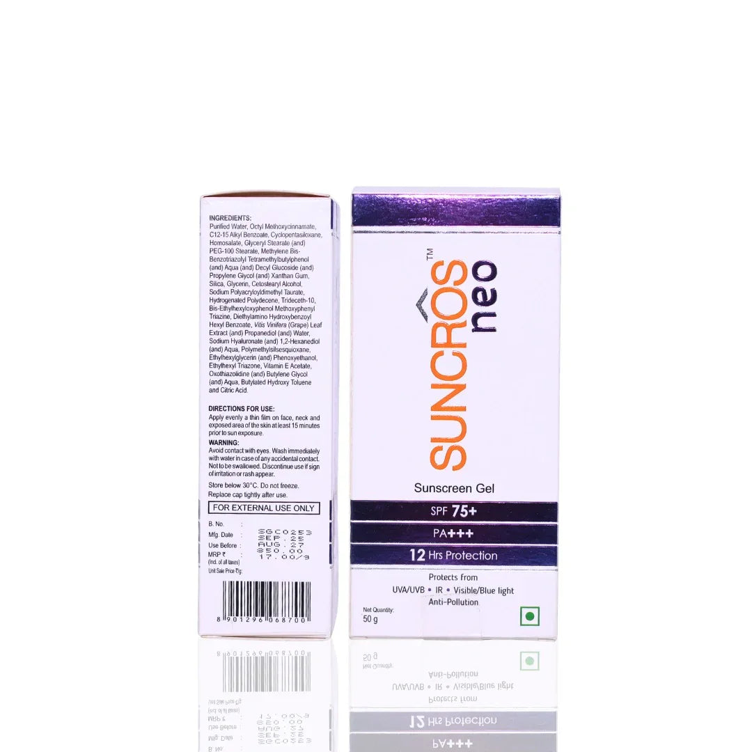 Suncros Neo Sunscreen Gel SPF 75+ PA+++