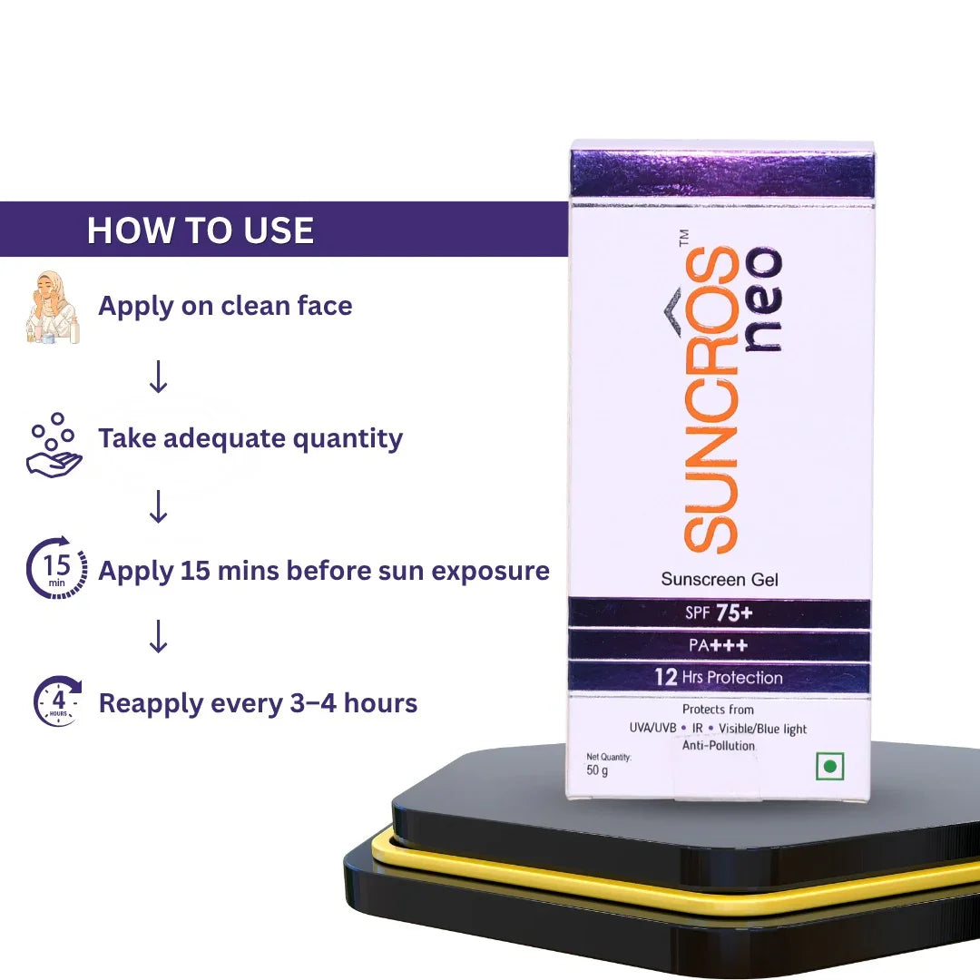 Suncros Neo Sunscreen Gel SPF 75+ PA+++