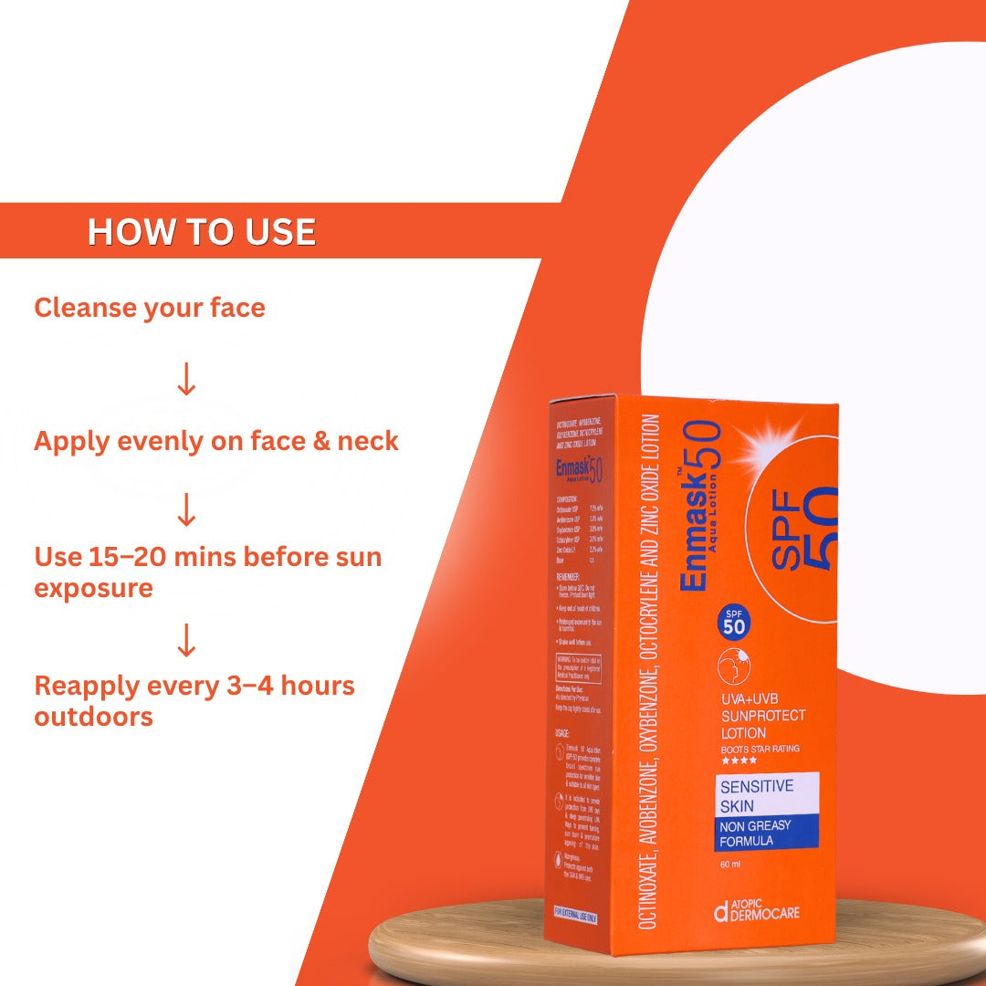 Enmask 50 Aqua Sunprotect Lotion SPF 50