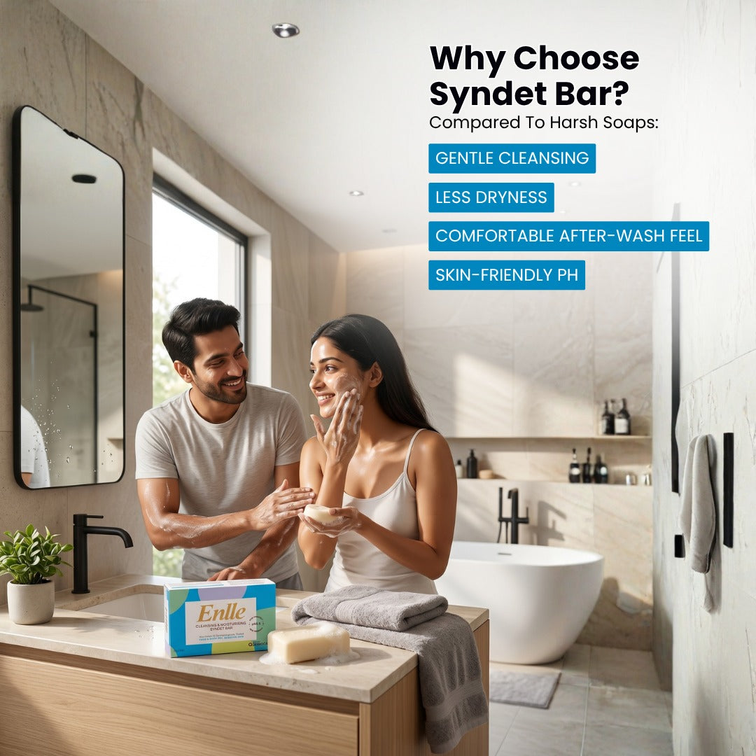 Enlle Cleansing & Moisturising Syndet Bar