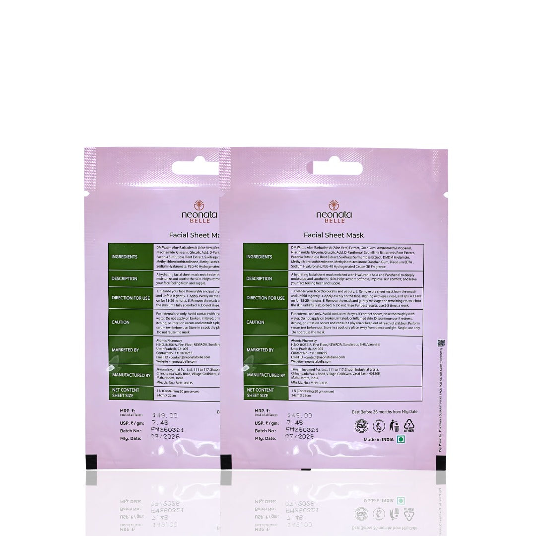 Neonata Belle Hyaluronic Tencel Acid Sheet mask