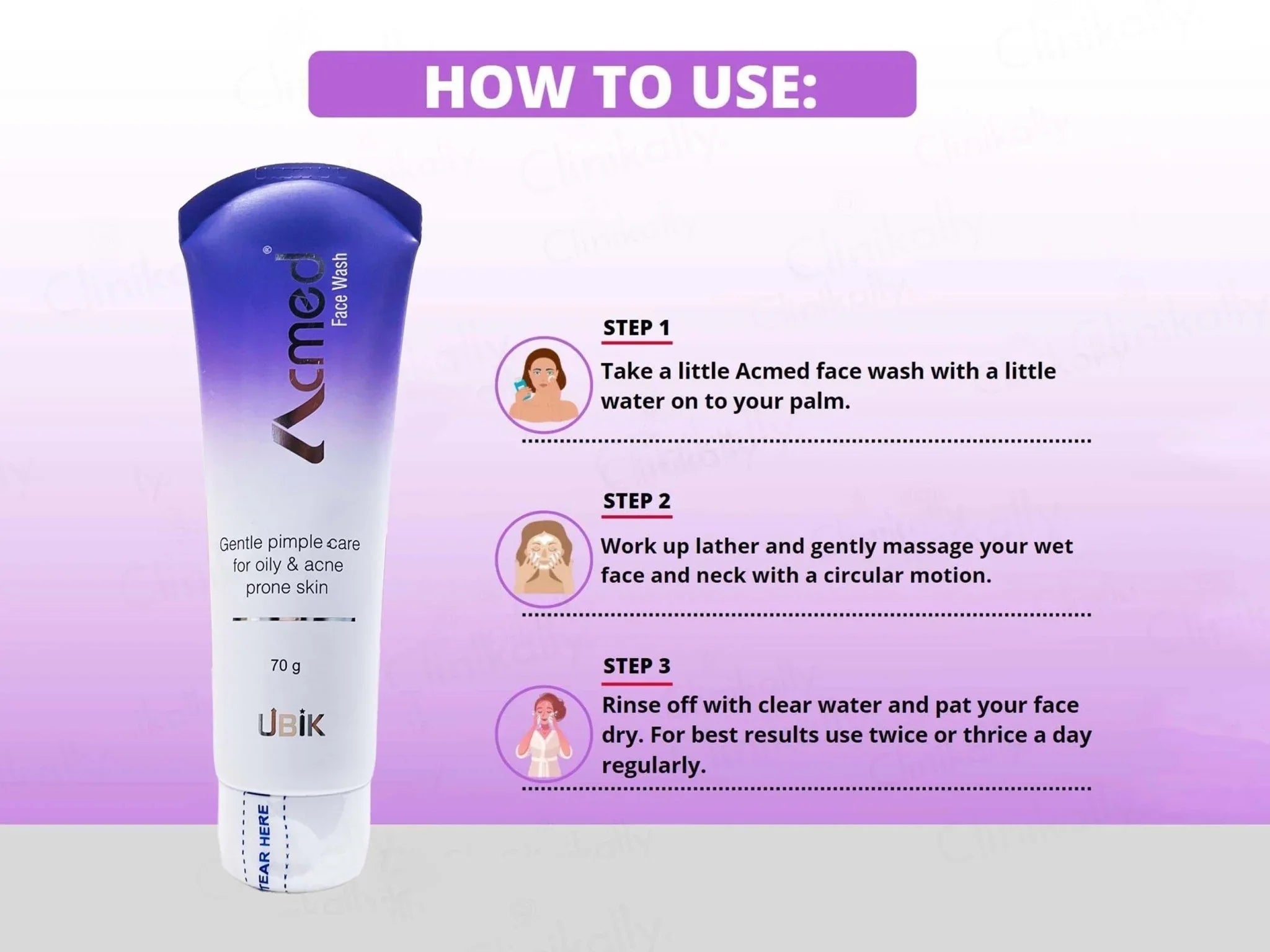 Acmed Gentle Pimple Care Face Wash - Atomic Pharmacy