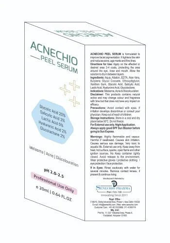 Acnechio Peel Serum - Atomic Pharmacy - NEW