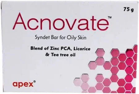 Acnovate Bar 75 gm - Atomic Pharmacy