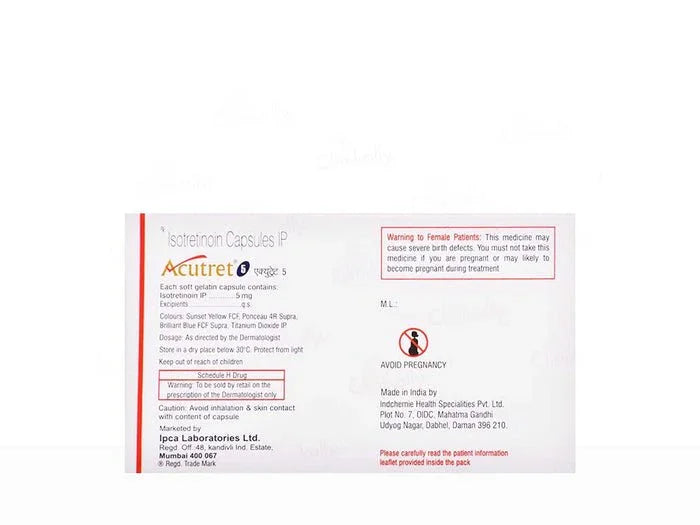 Acutret 5 Capsule - Atomic Pharmacy