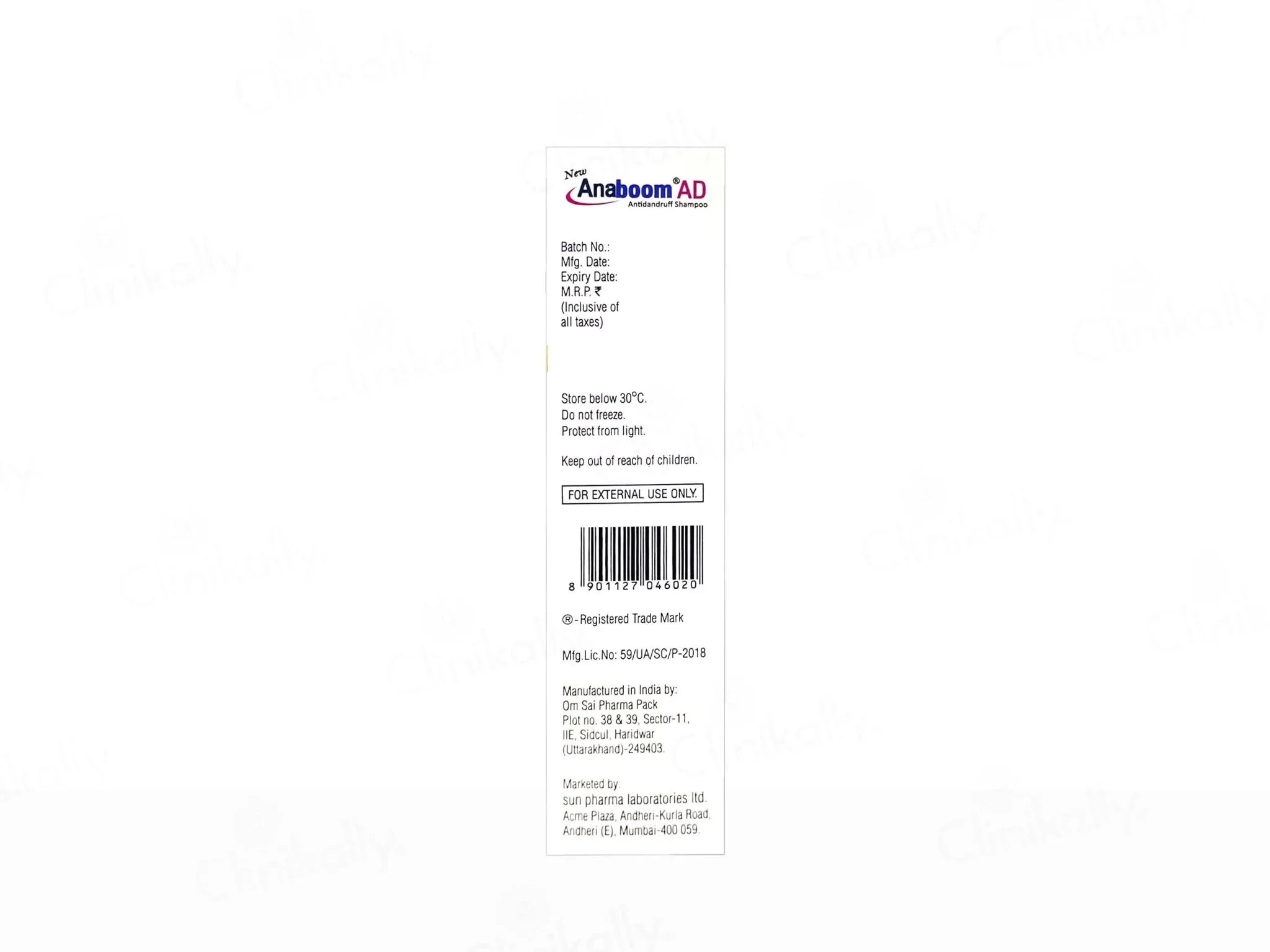 Anaboom AD Anti-Dandruff Shampoo - Atomic Pharmacy