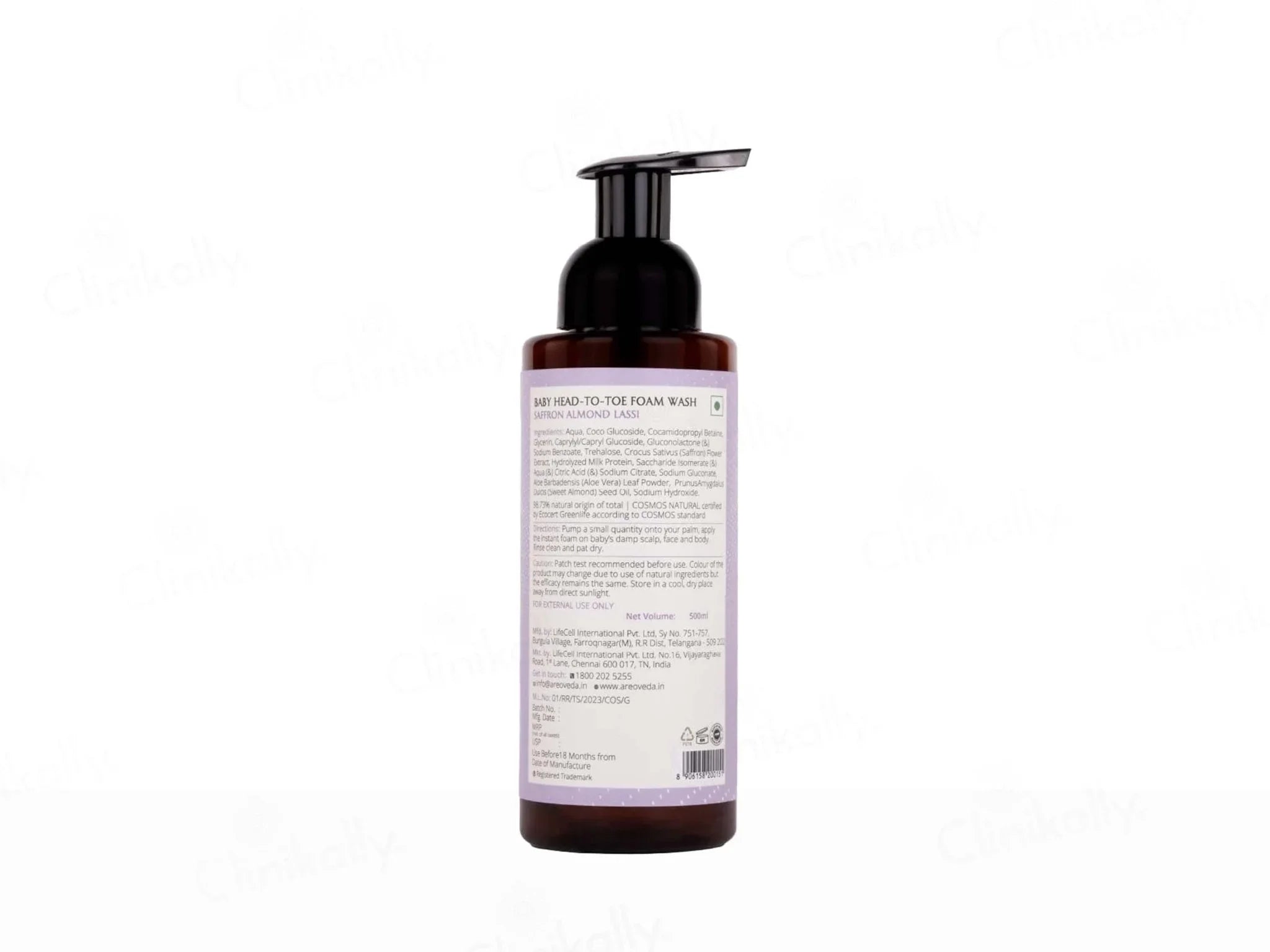 Areoveda Baby Head-To-Toe Foam Wash - Atomic Pharmacy